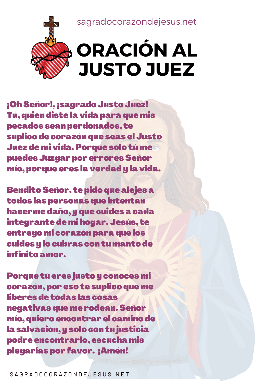 Oración al Justo Juez para Hombre – Un Llamado a la Justicia Divina