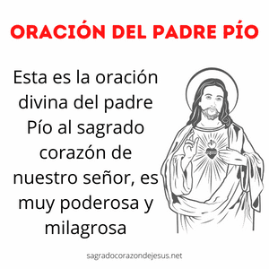 Oración del Padre Pío