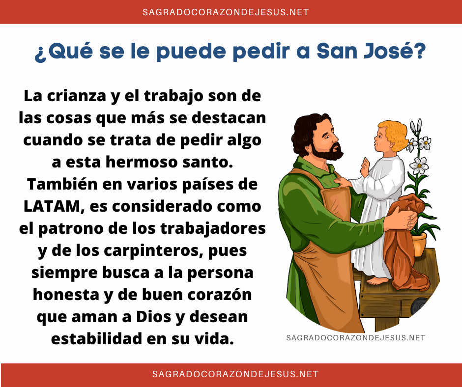 qué se le puede pedir a san josé